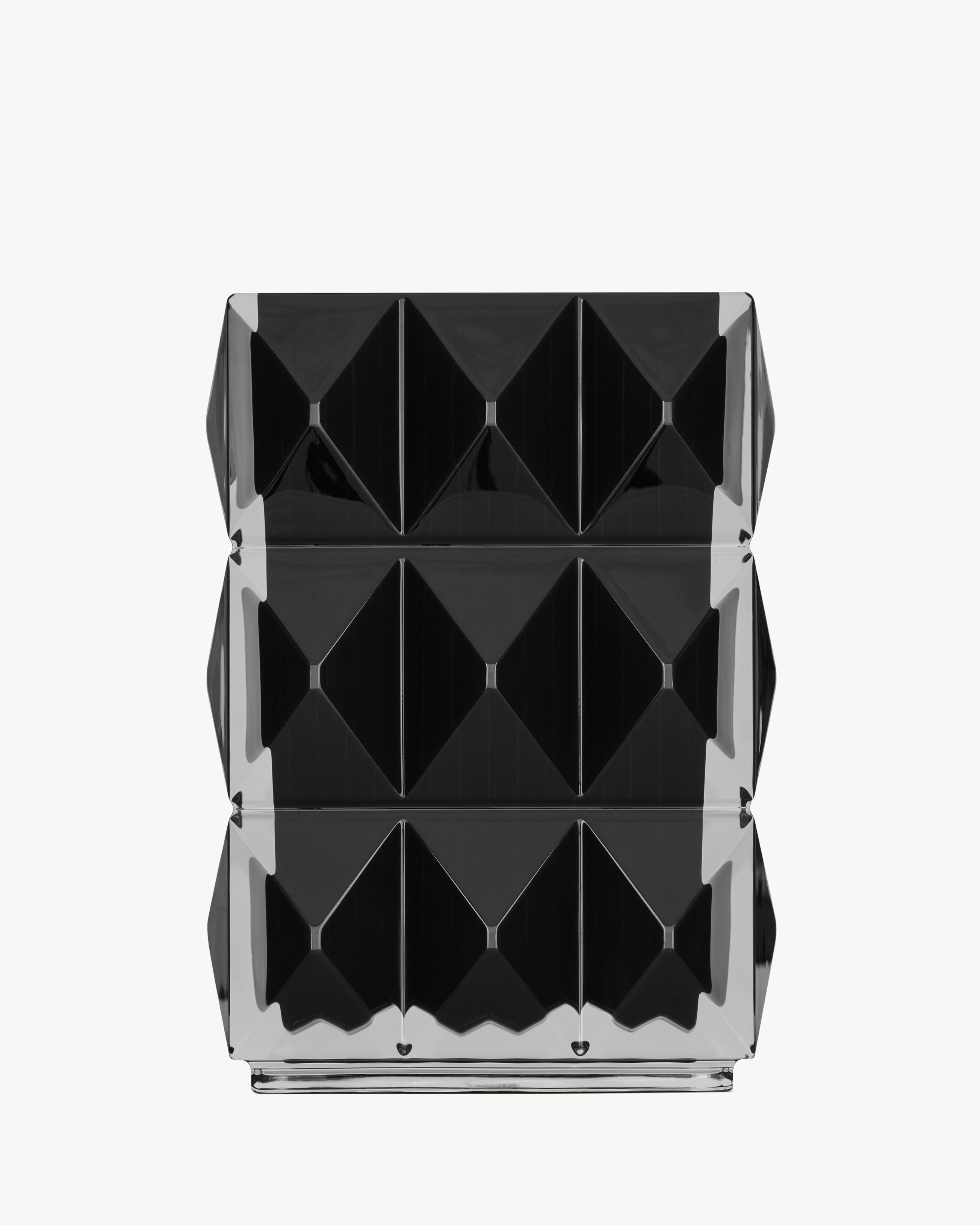 Baccarat LOUXOR Vase in black crystal