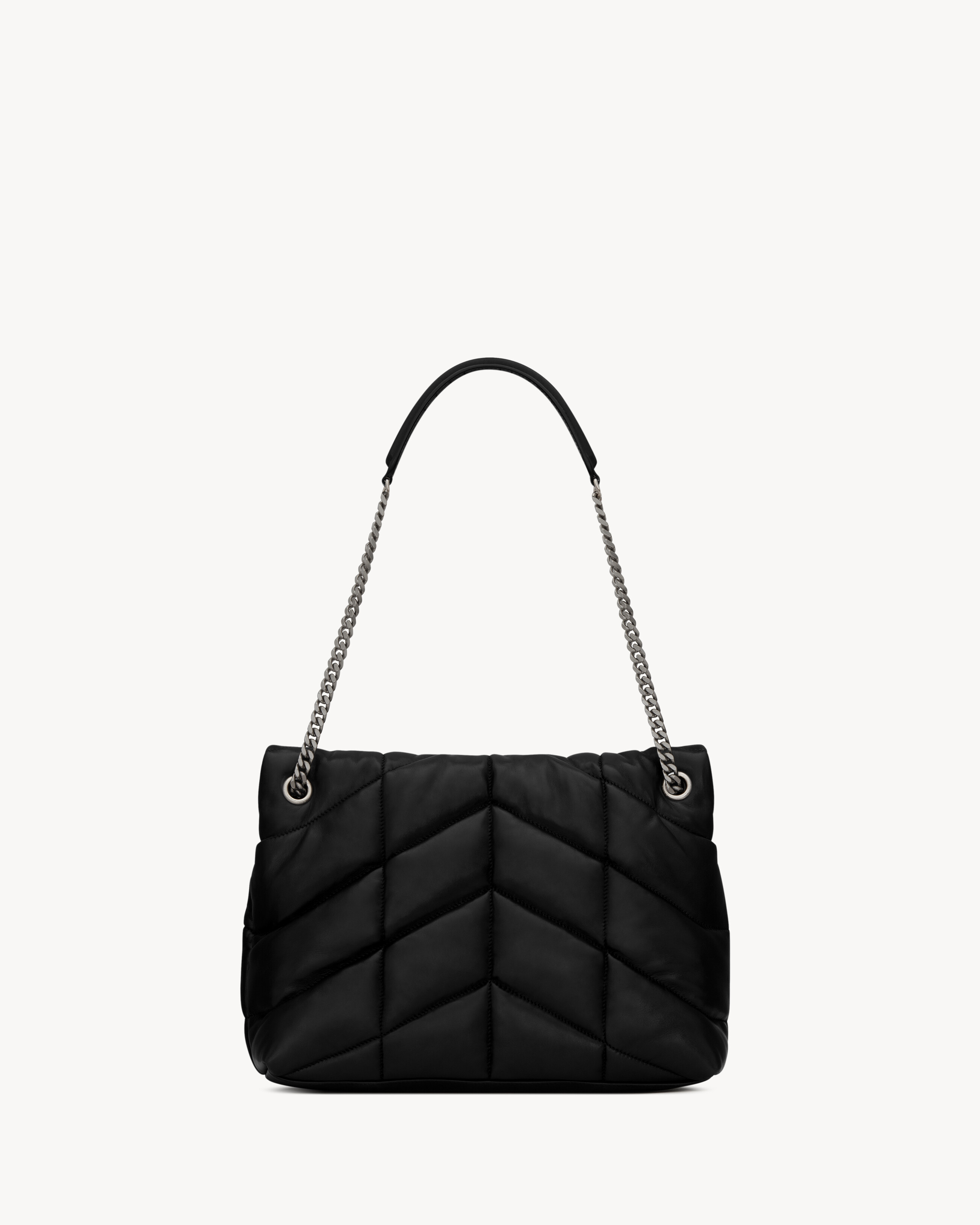 PUFFER medium en cuir nappa