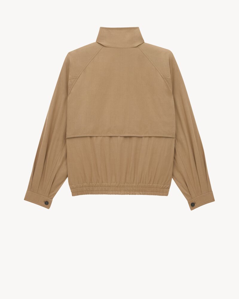 jacket in cotton canvas | Saint Laurent | YSL TH
