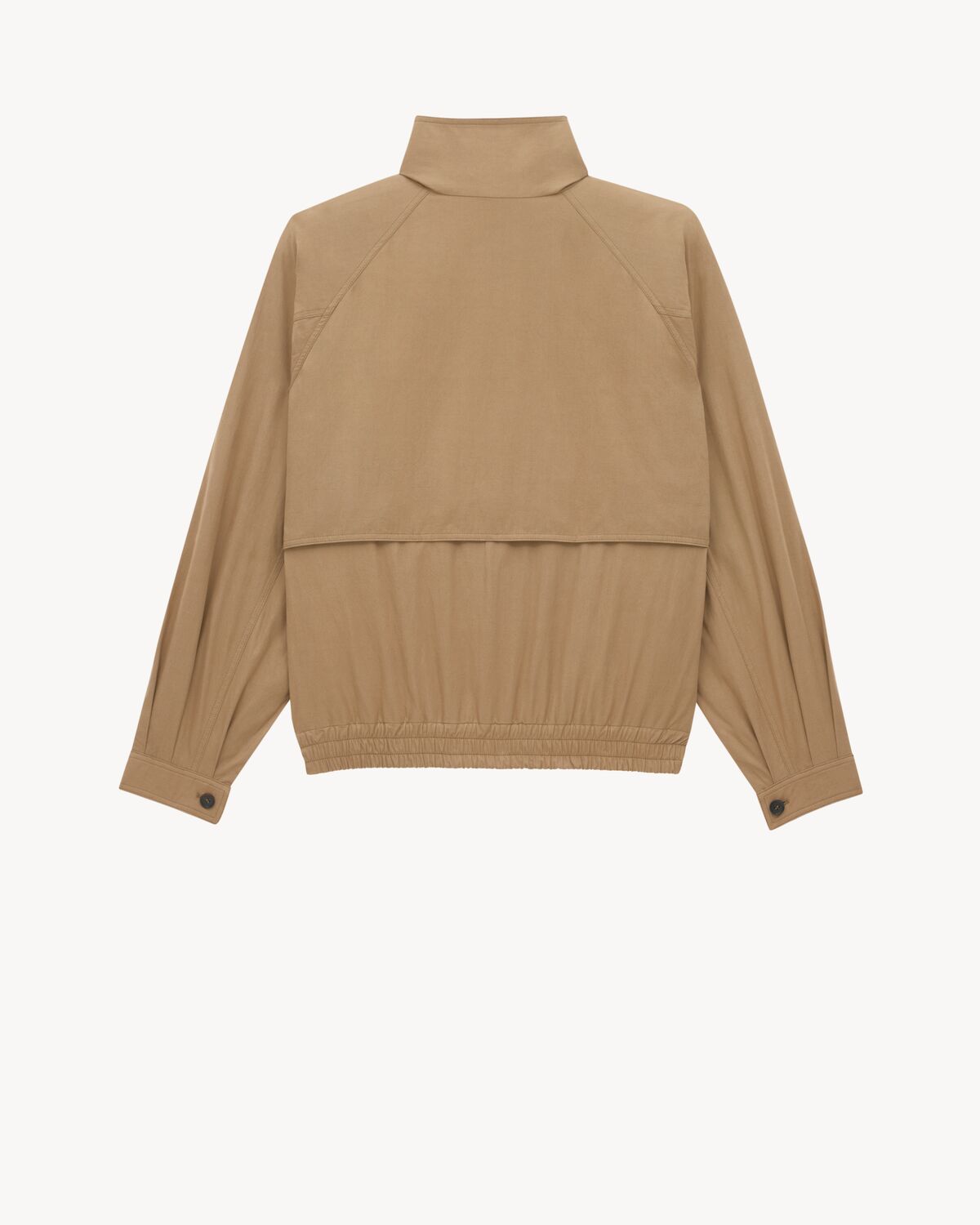 jacket in cotton canvas