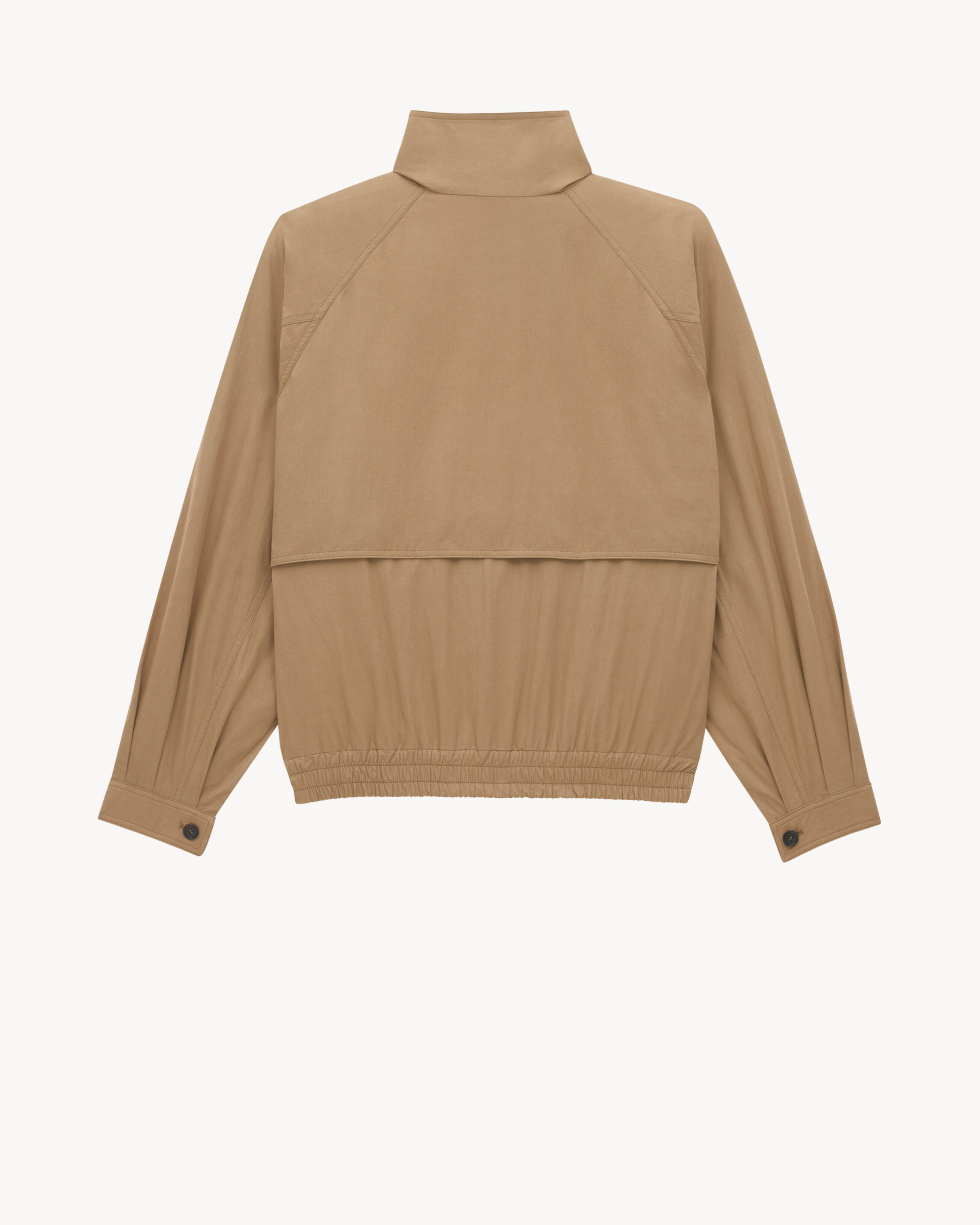 jacket in cotton canvas