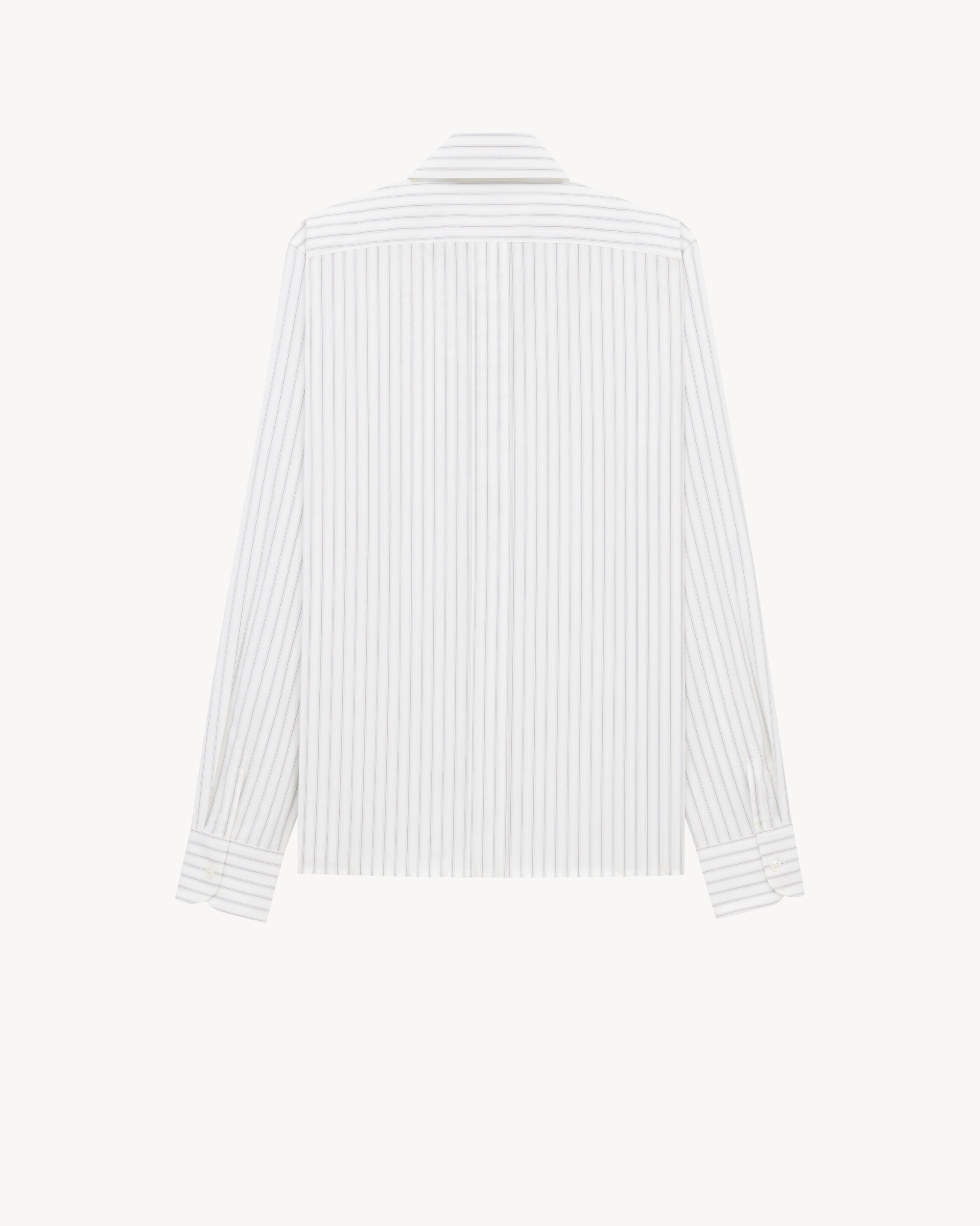CASSANDRE shirt in tack-stripe poplin