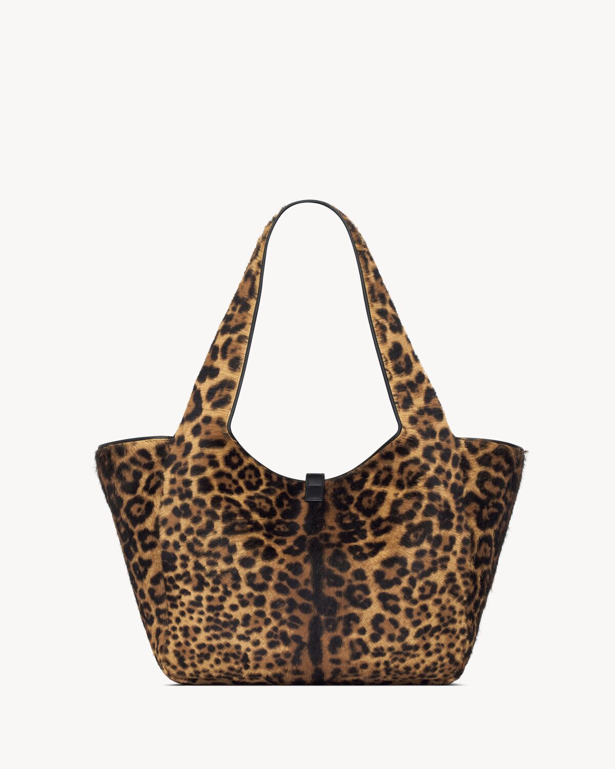 le 5 à 7 bea en cuir effet pony leopard