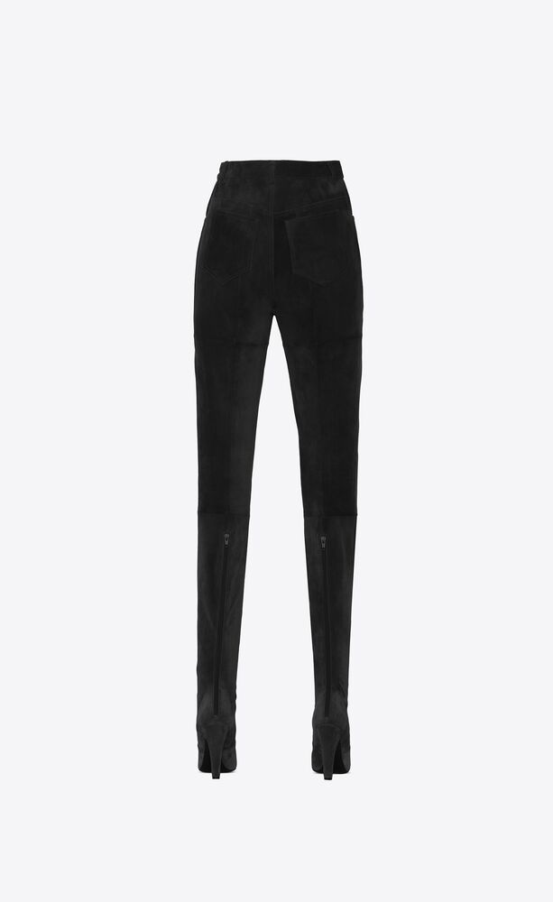 saint laurent suede pants