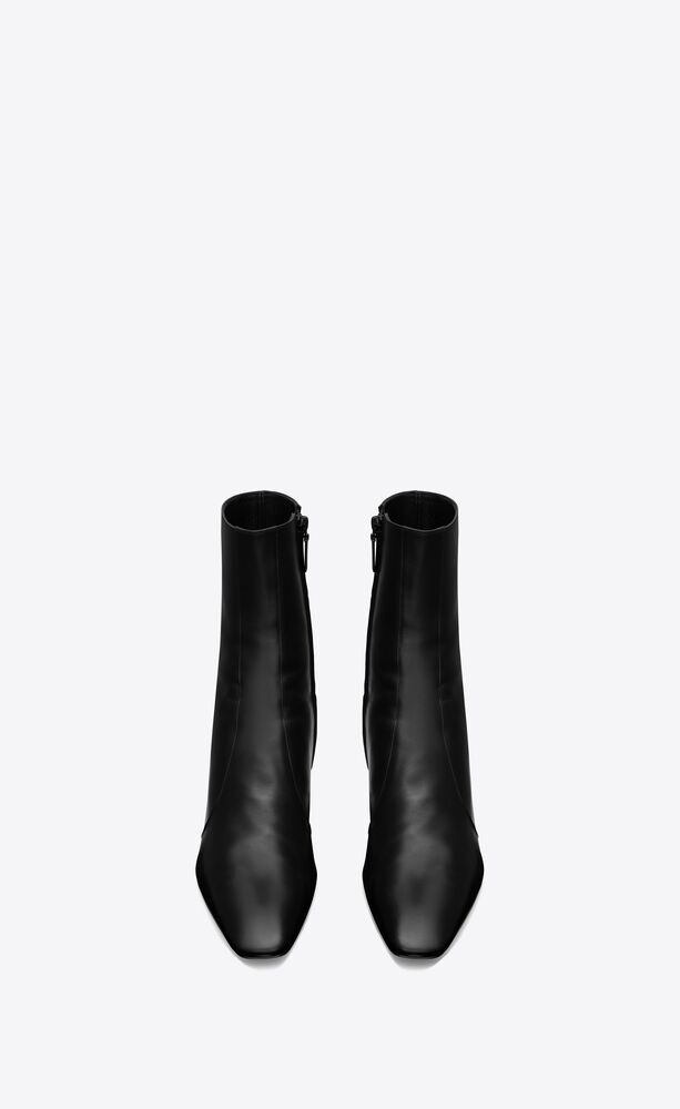 xiv zipped boots in smooth leather