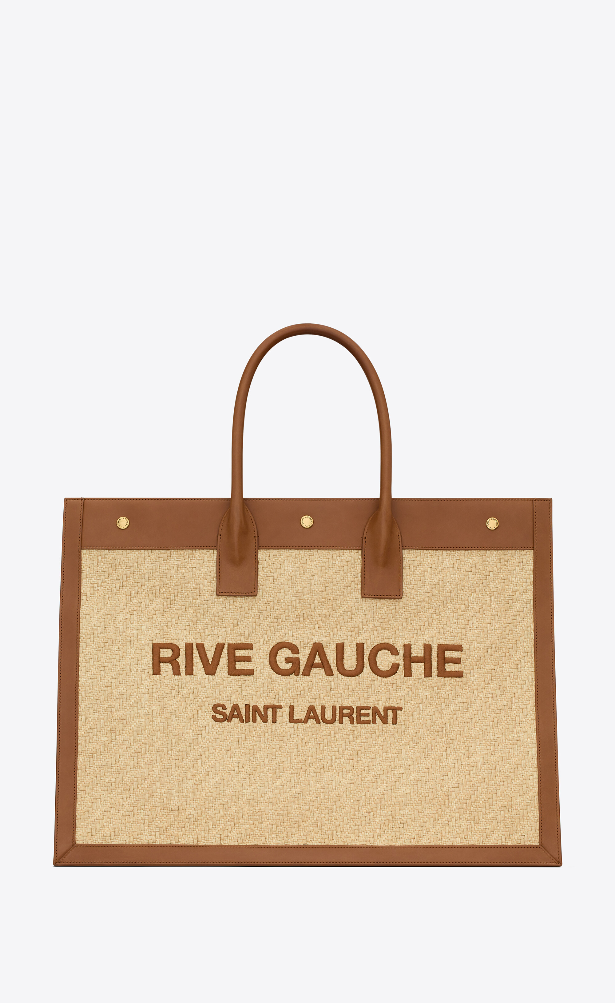 Stylish YSL Rive Gauche Tote for Beach and Travel