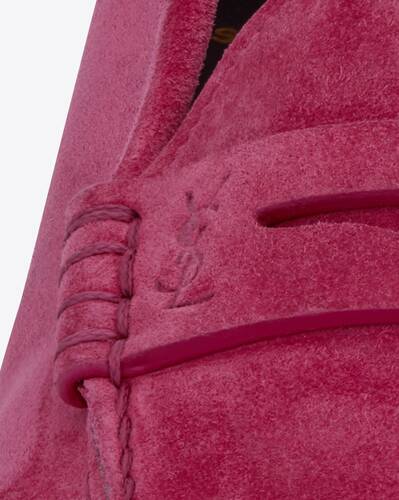 le loafer monogram penny slippers in smooth leather