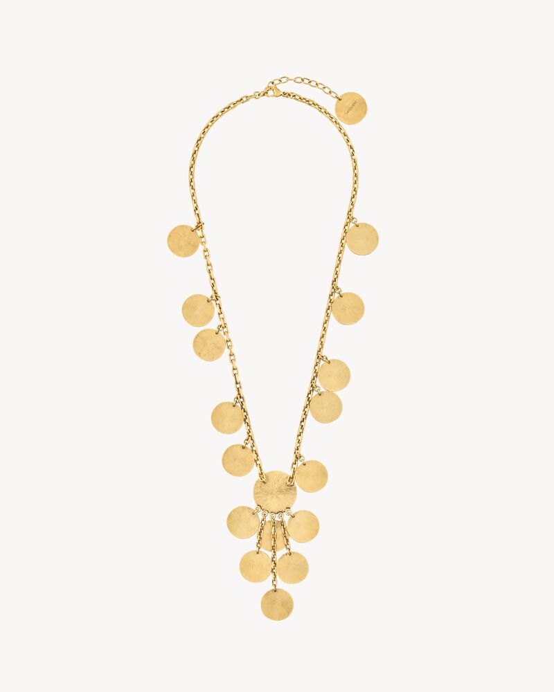 YVES SAINT LAURENT collier à pendentif en métal
