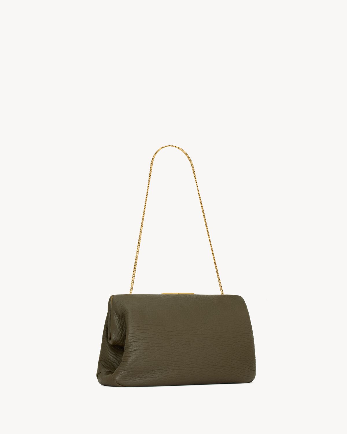saint laurent clutch large aus lammleder
