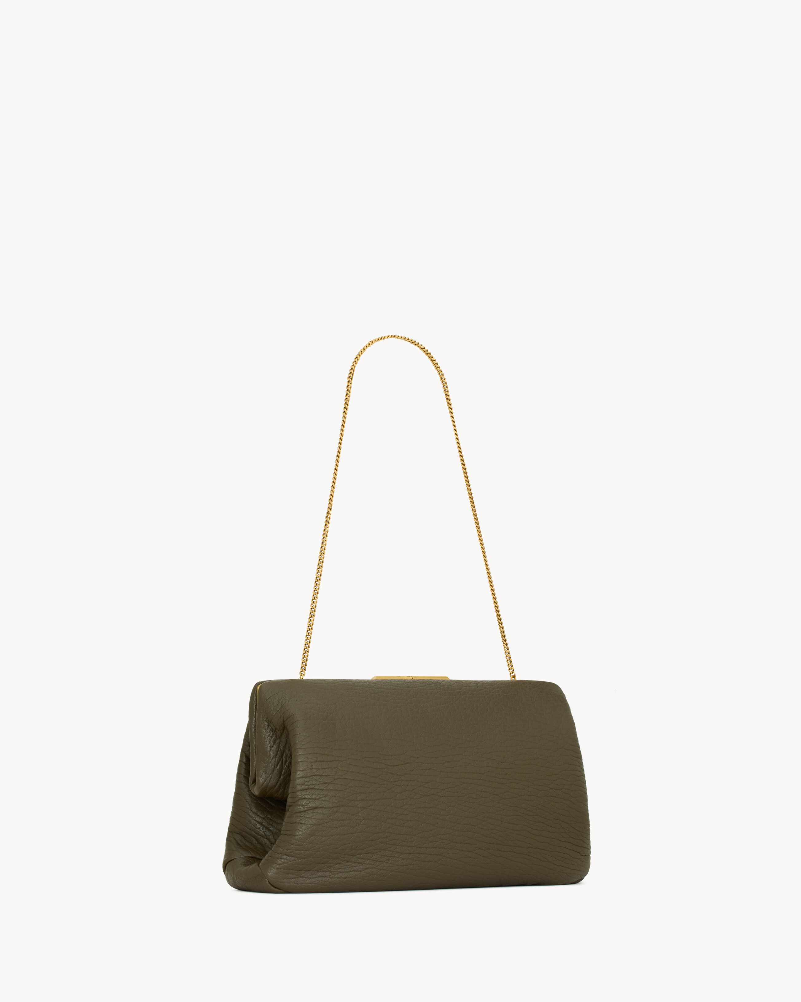 SAINT LAURENT CLUTCH large in lambskin