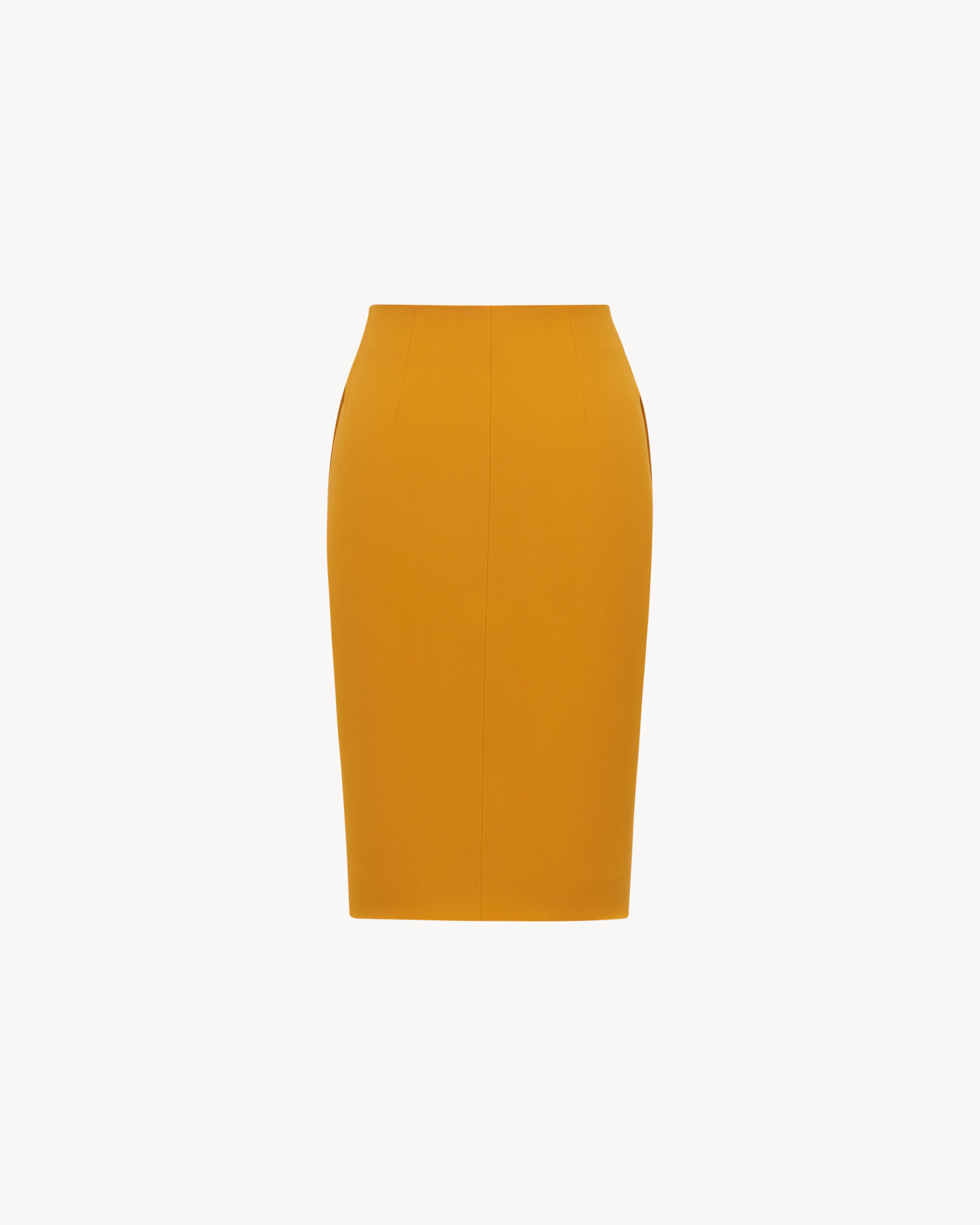 pencil skirt in satin