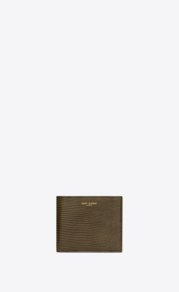East/west Leather Wallet