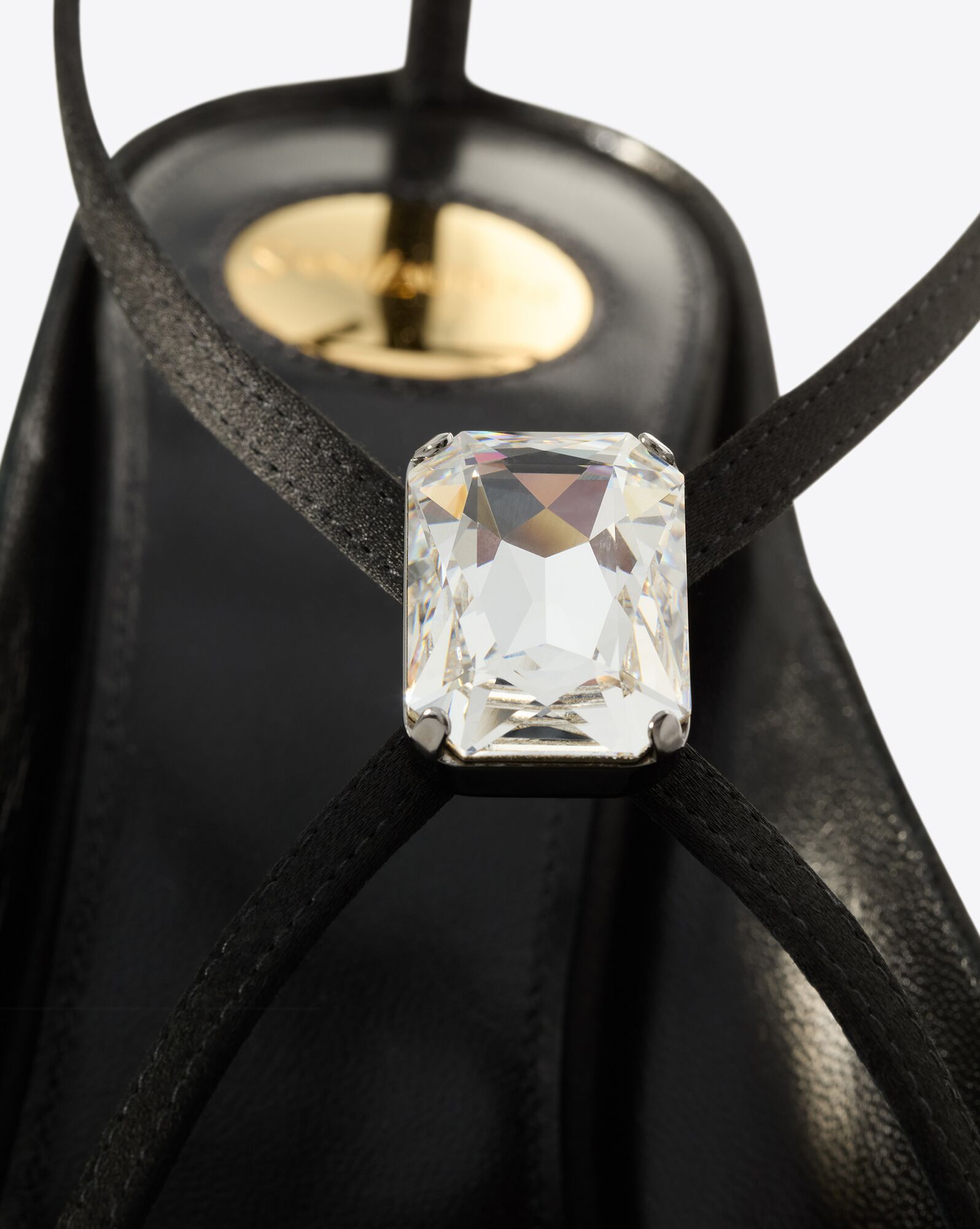 HARLOW pumps in satin crepe and crystals