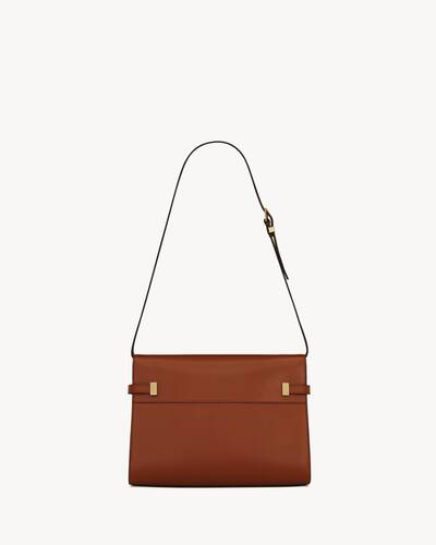 MANHATTAN shoulder bag in BOX SAINT LAURENT leather | Saint Laurent ...