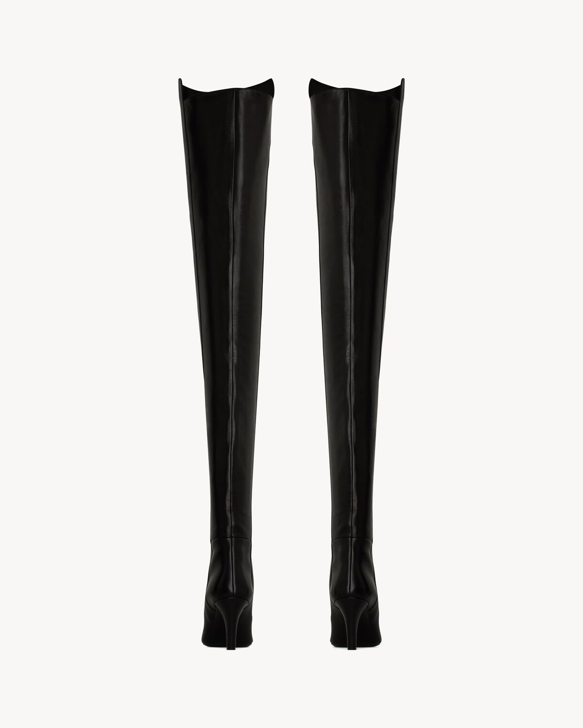 생로랑 부드러운 가죽 JILL 오버더니 부츠 799780AADV21000