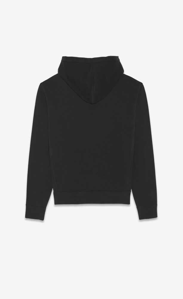 saint laurent cropped hoodie