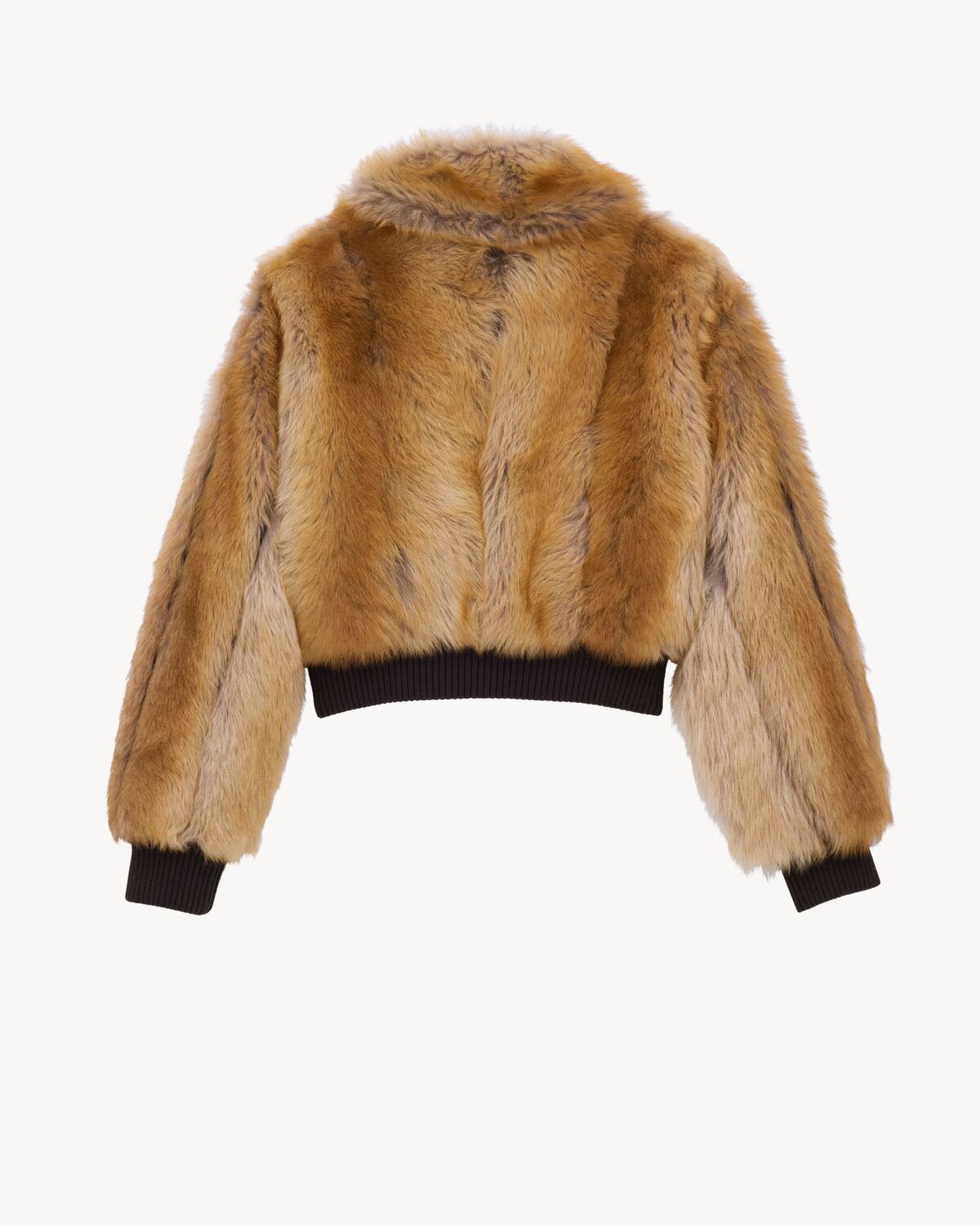 shearling bomber jacket