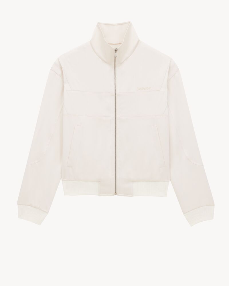 Chaqueta Teddy Saint Laurent de satén