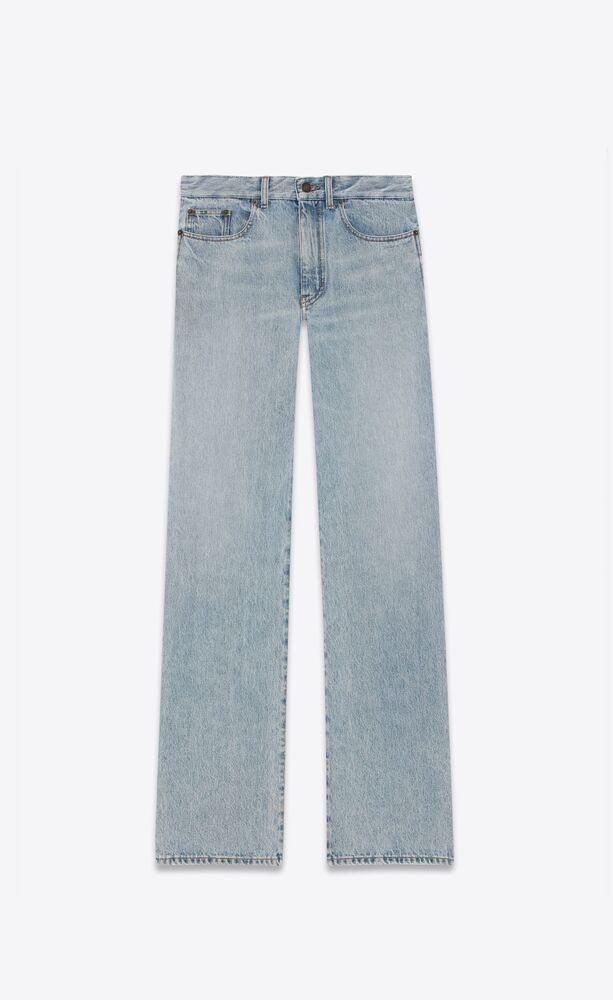 LARGE JEANS IN BLUE DENIM | Saint Laurent | YSL.com