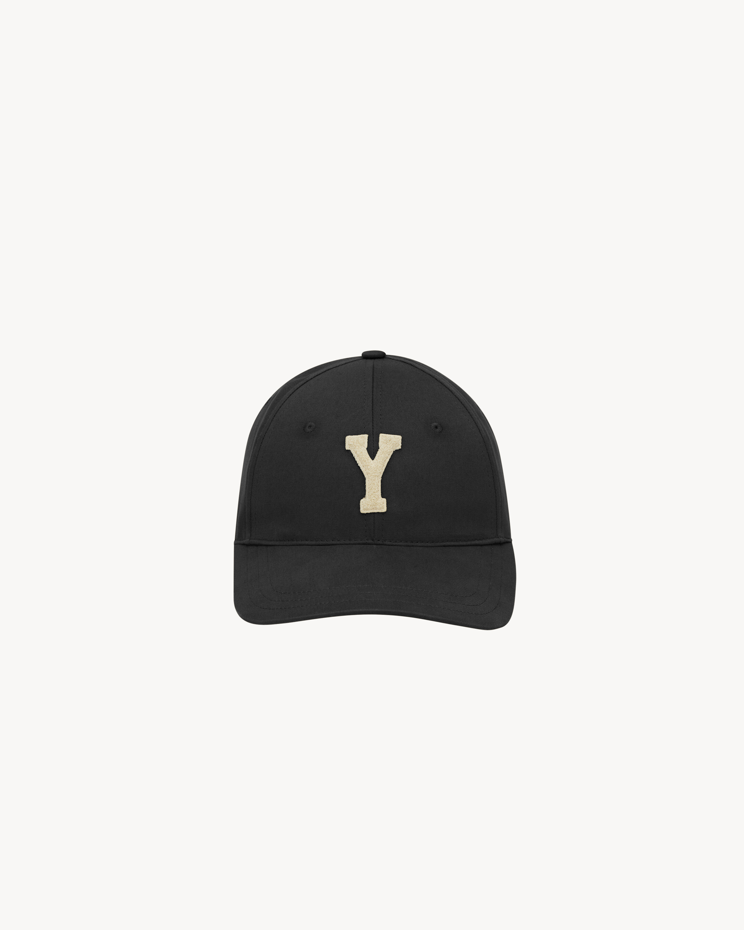 Y varsity cap in gabardine Saint Laurent YSL NL