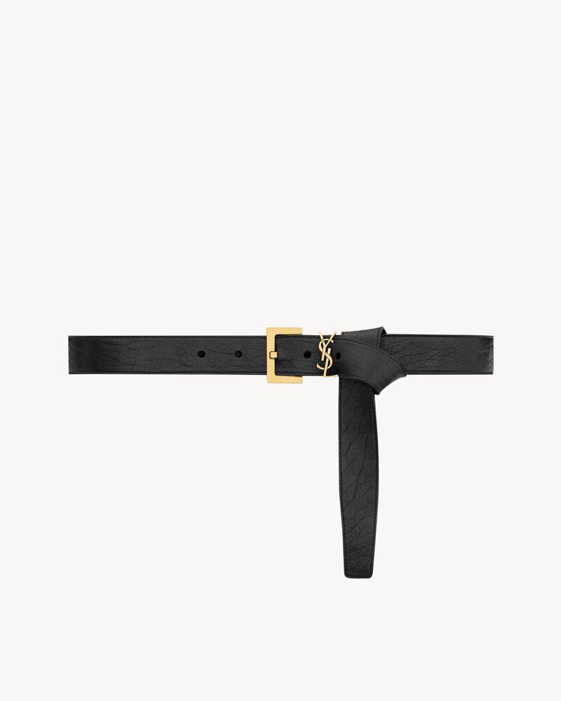 Saint laurent suede clearance belt