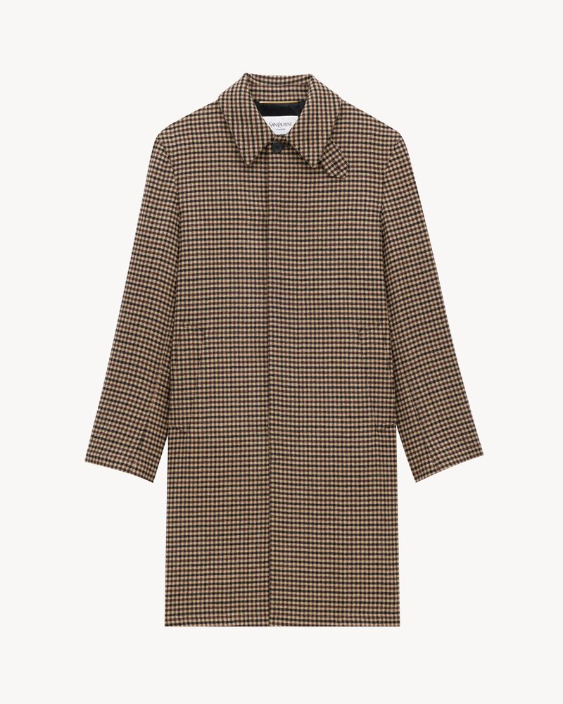 mac coat in vichy check