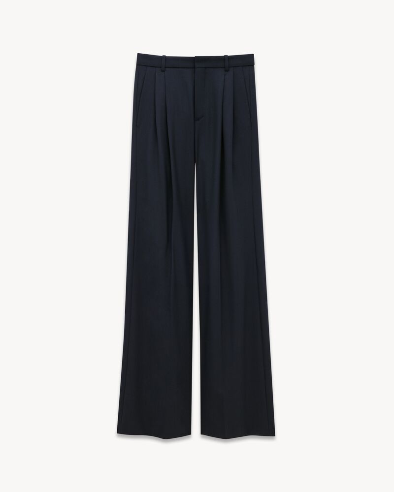 Pantalon ample en laine