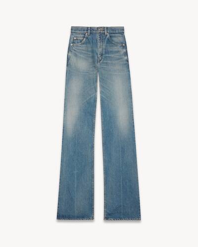 70'S JEANS IN BLUE VINTAGE DENIM | Saint Laurent | YSL.com