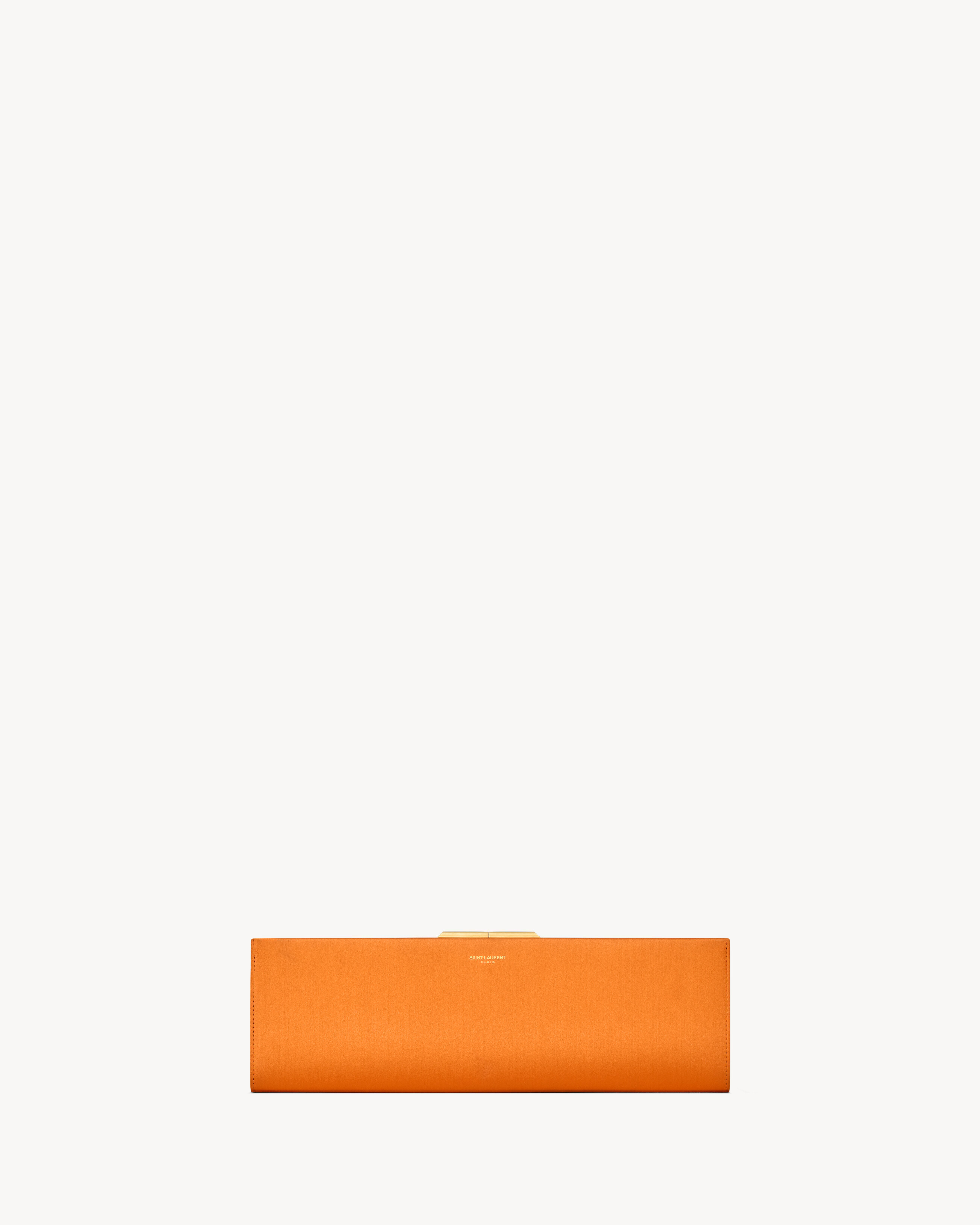MIDNIGHT large clutch in satin