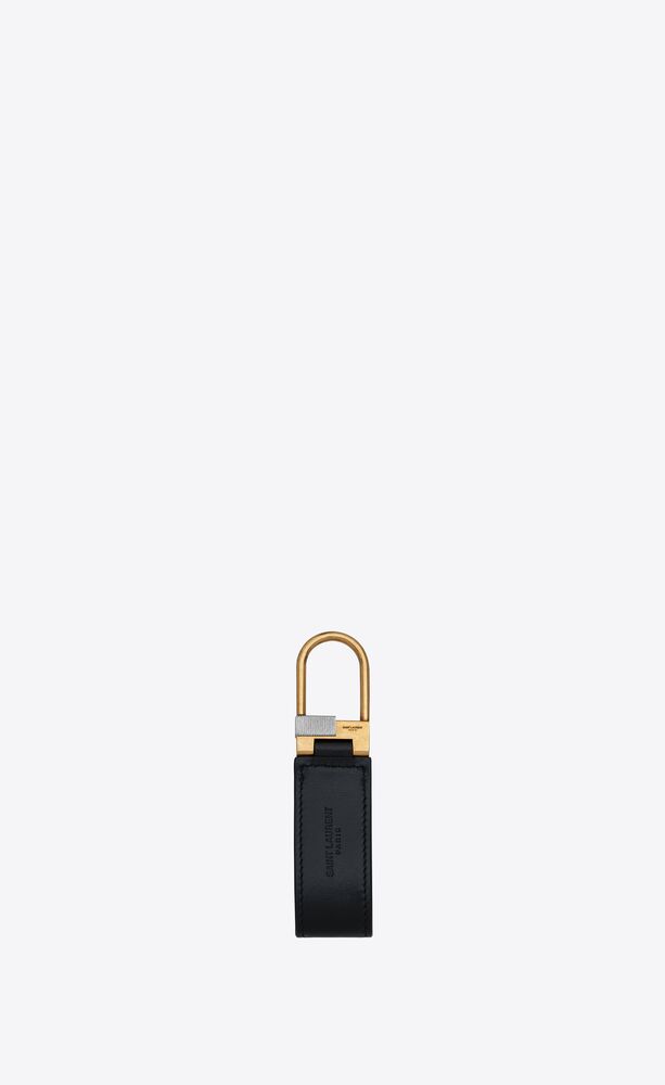tiny cassandre keycase in smooth matte leather