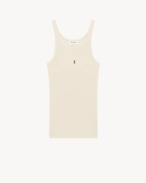 新品タグ付き Yves Saint Laurent ブラック タンクトップ 34 YSL Tank | SAINT LAURENT | elysewalker