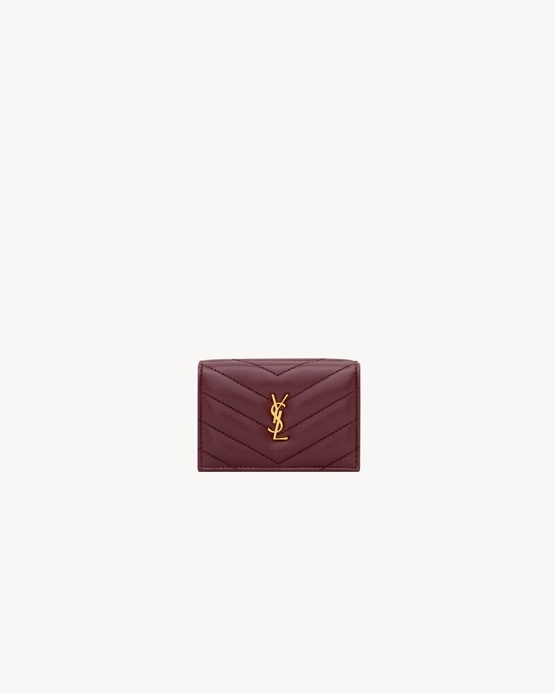 CASSANDRE origami tiny wallet in lambskin
