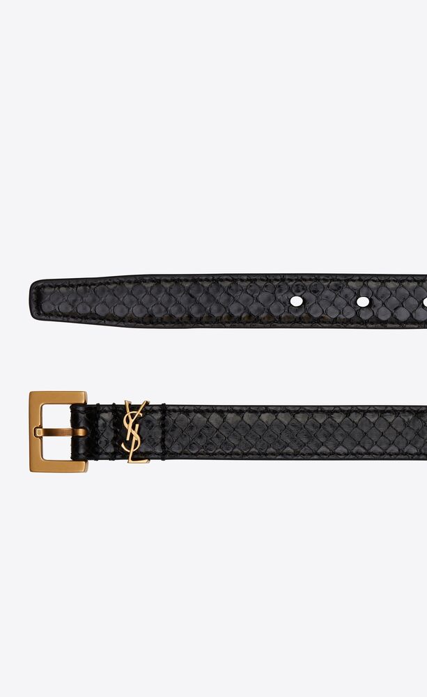 ysl python belt