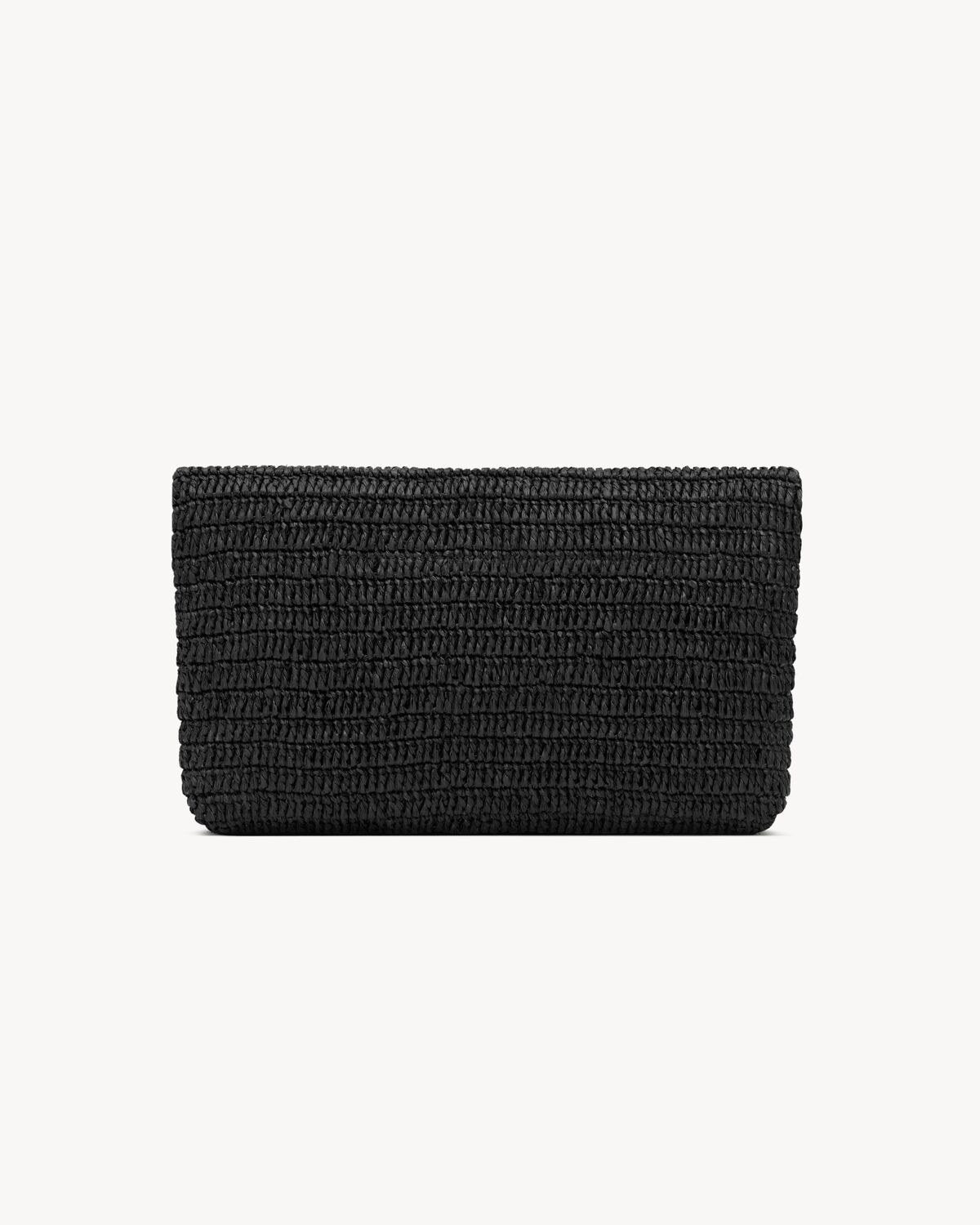 cassandre large envelope pouch in raffia