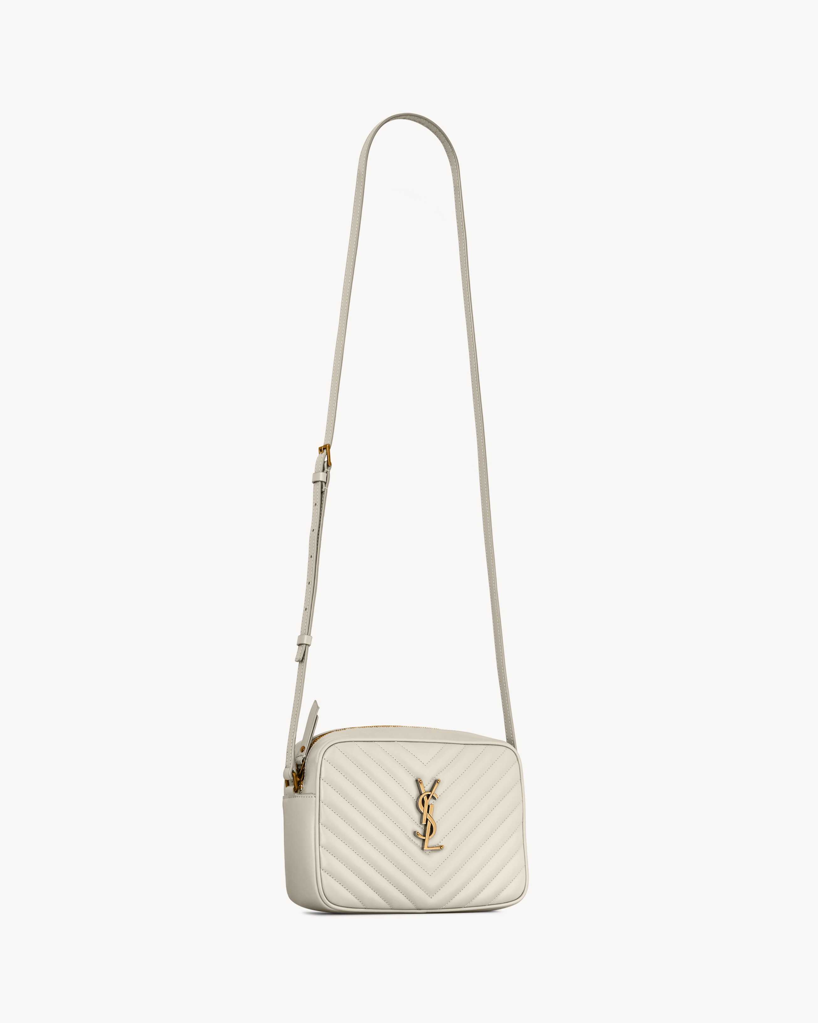 LOU camera bag in quilted leather