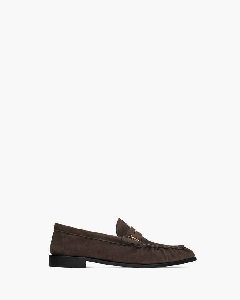LE LOAFER penny slippers in suede