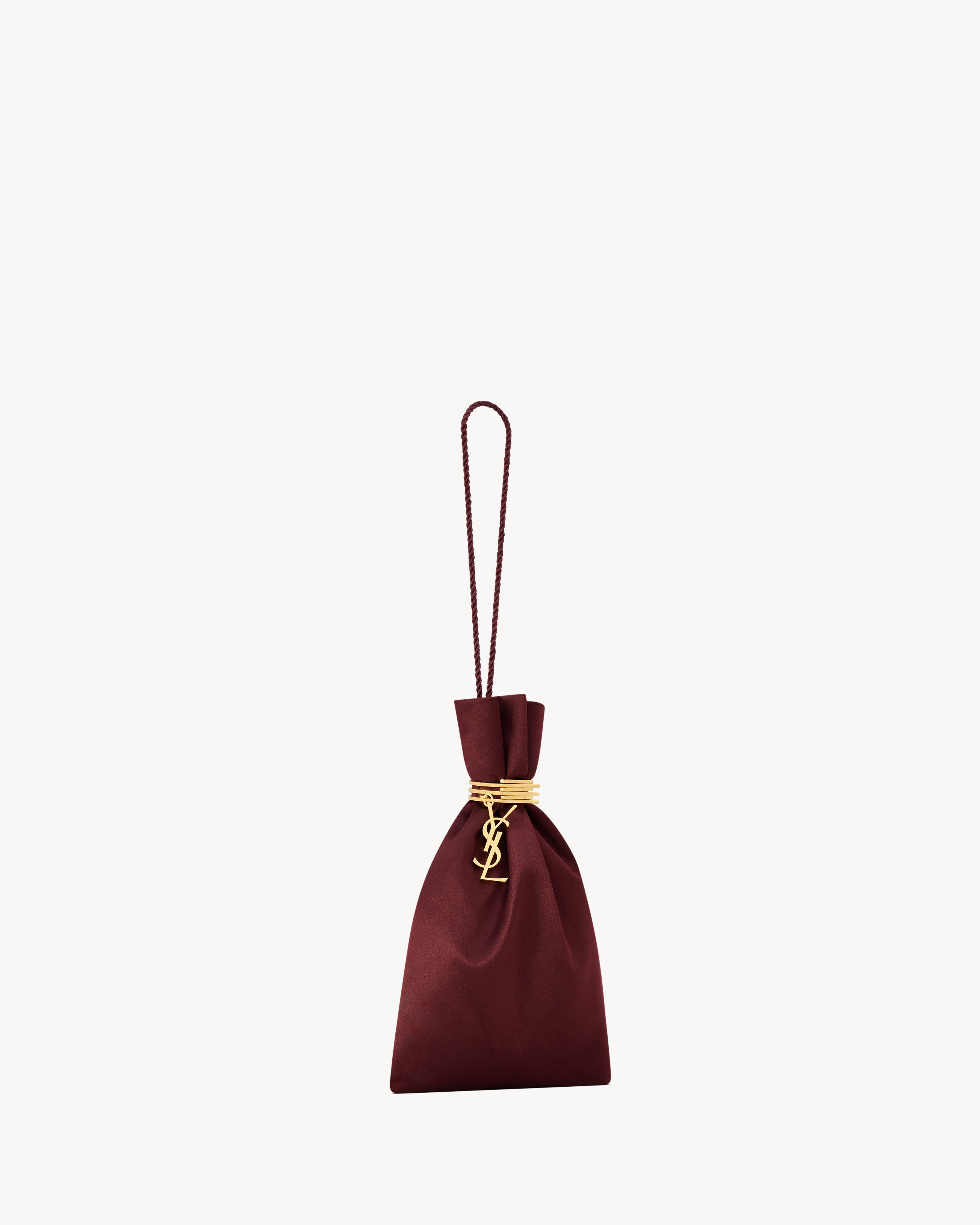 EVENING pouch in satin