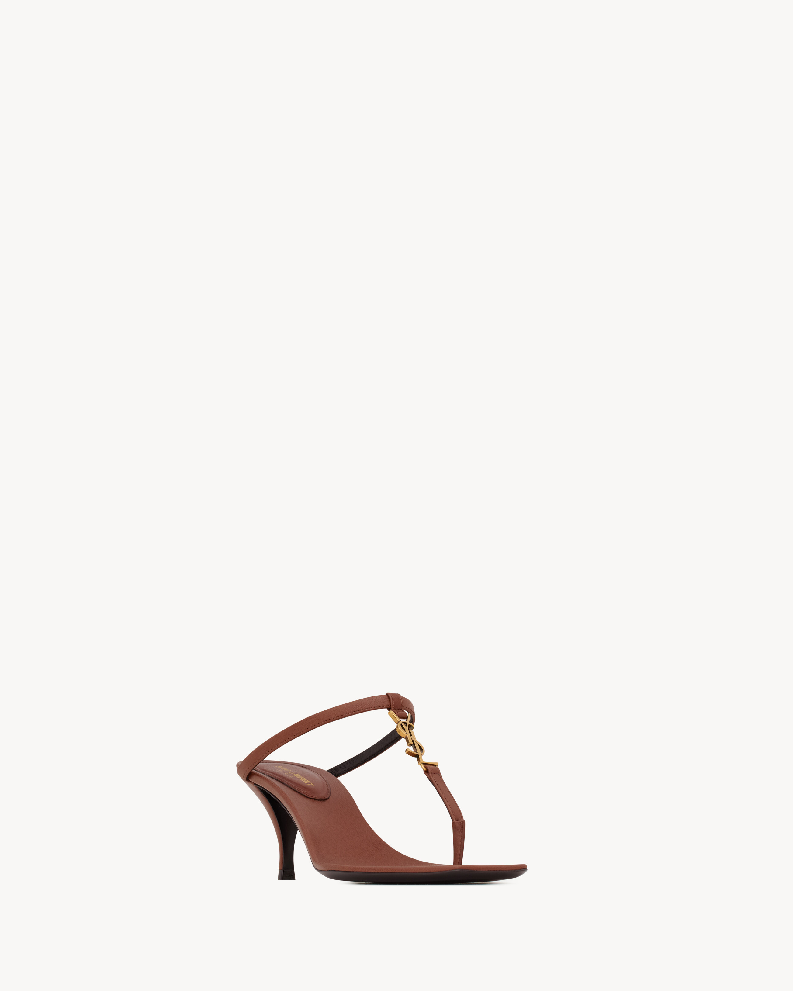 CASSANDRA sandals in smooth leather
