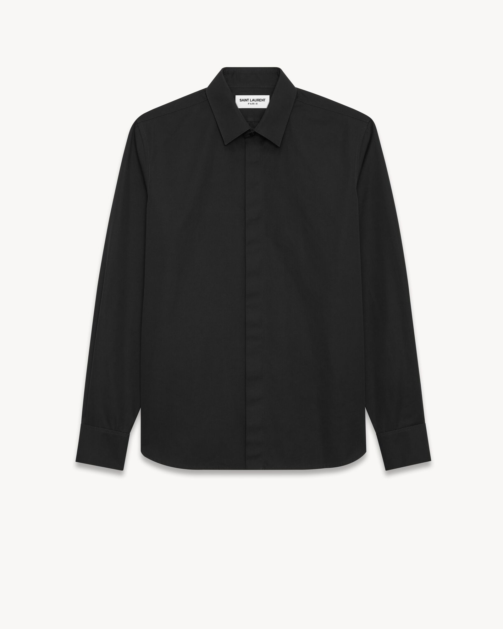 Slim-Fit Shirt in Poplin | Saint Laurent | YSL.com