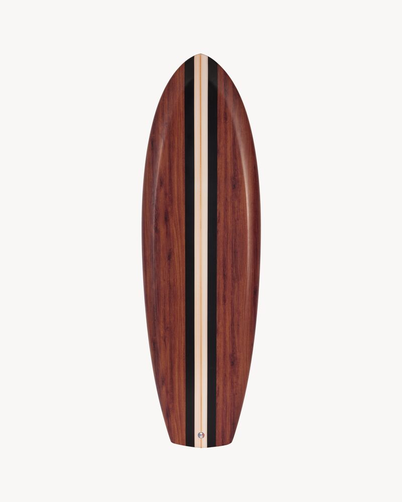 UWL Saint Laurent wood effect surfboard