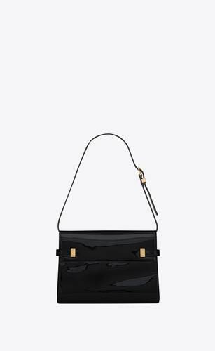 manhattan small shoulder bag in patent leather
