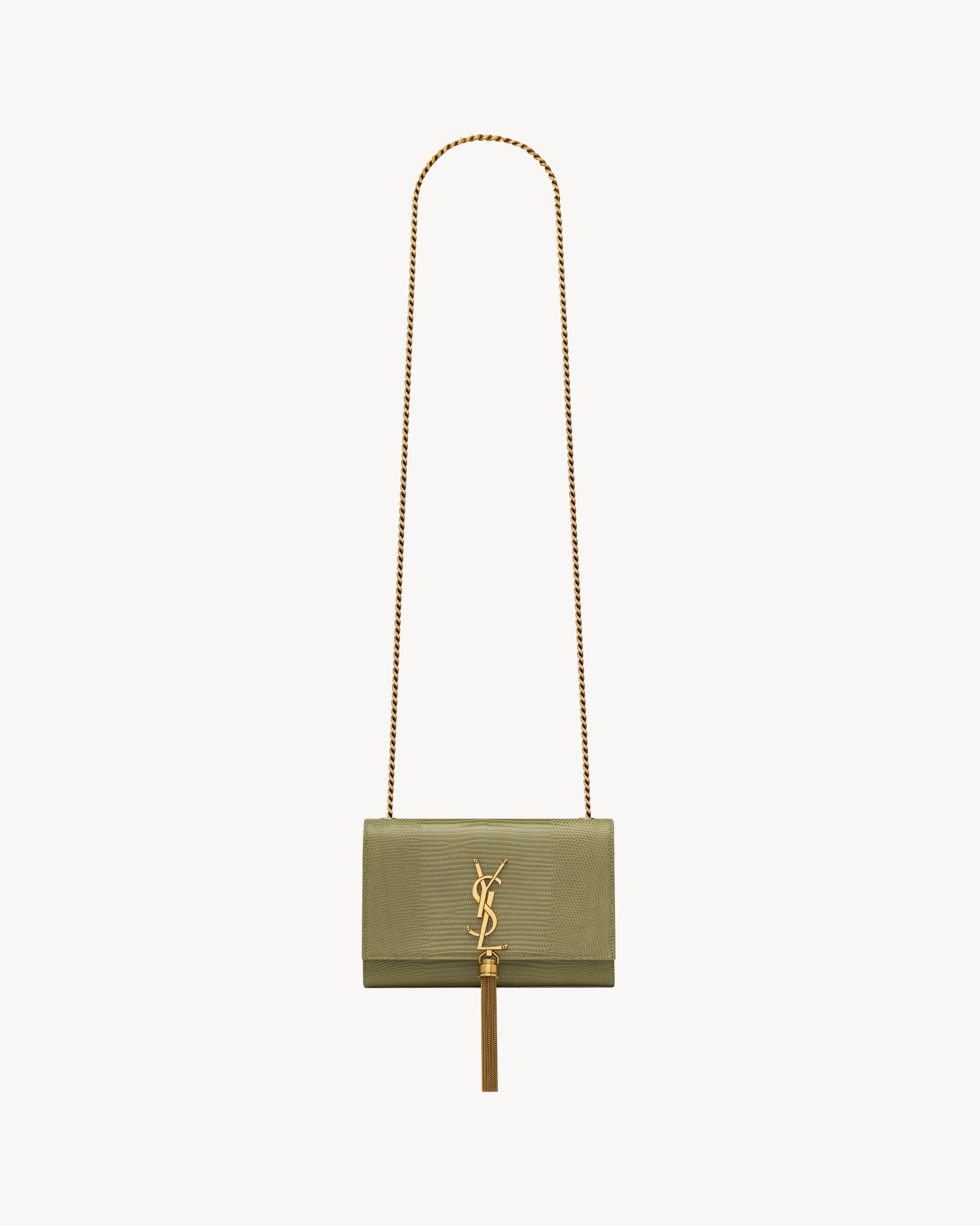 KATE small TASSEL in lizard