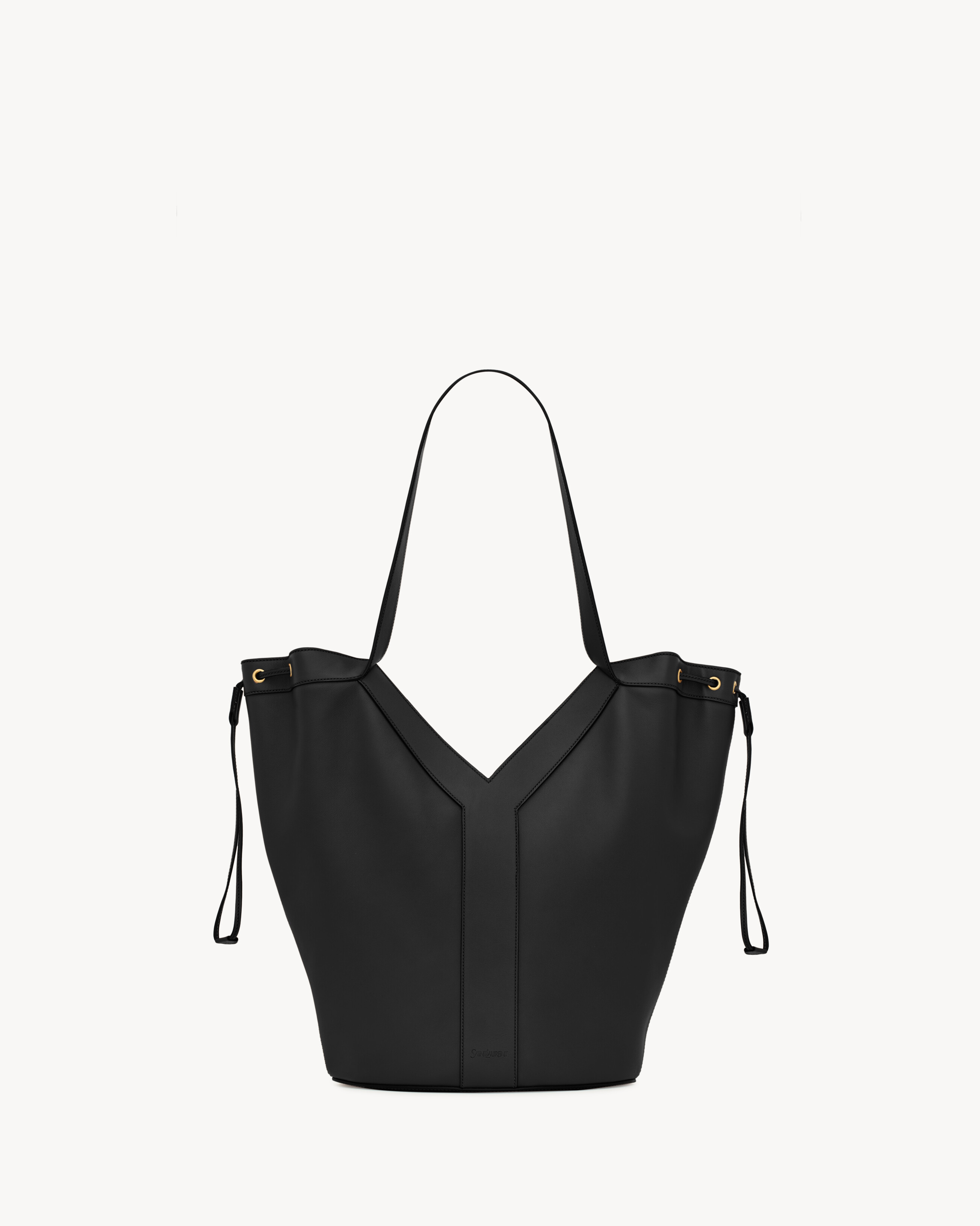 Borsa hobo Y grande in pelle