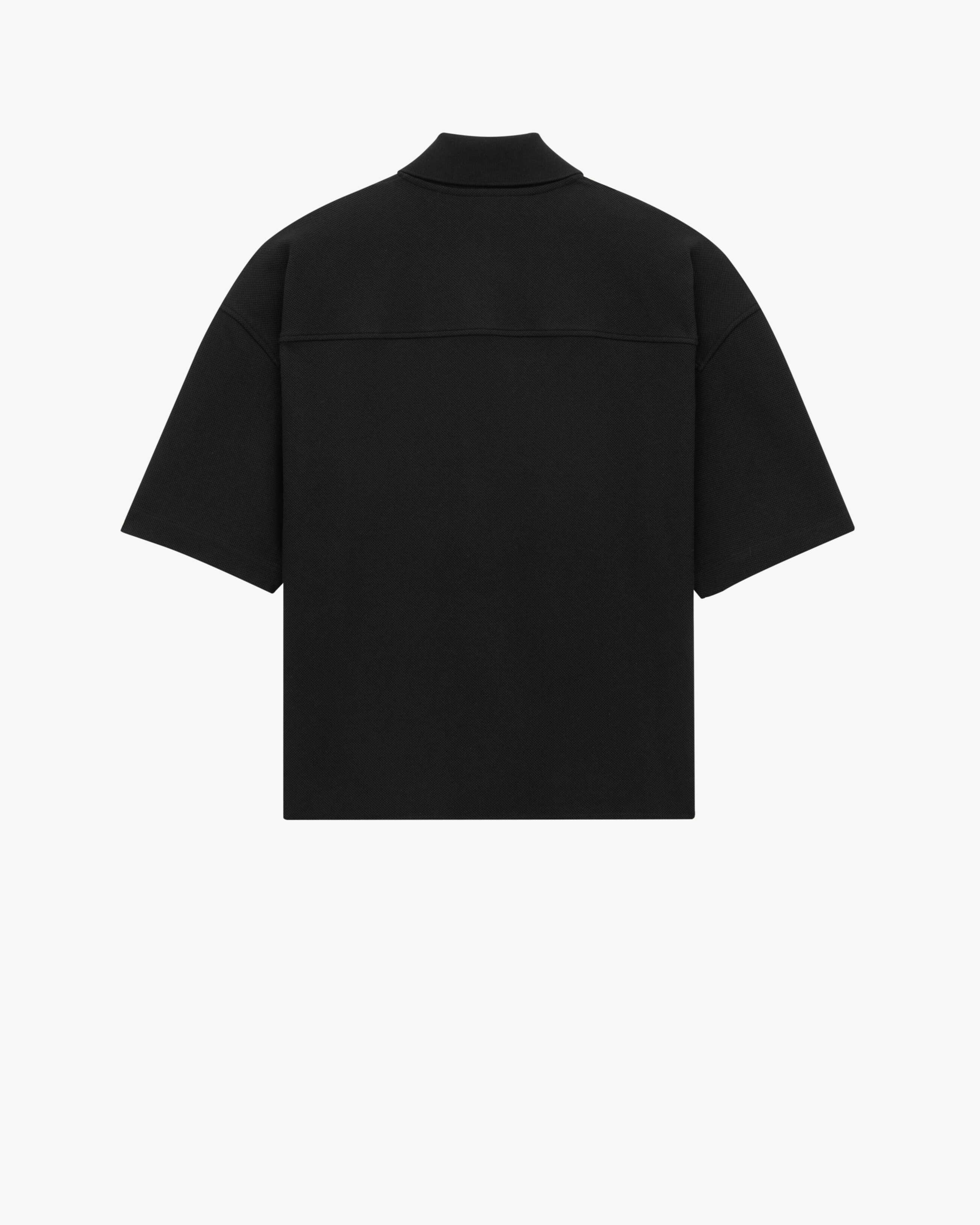 CASSANDRE polo in cotton piqué
