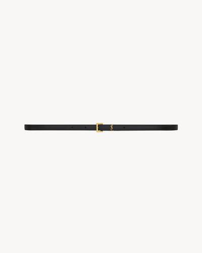 Cassandre Thin Leather Belt