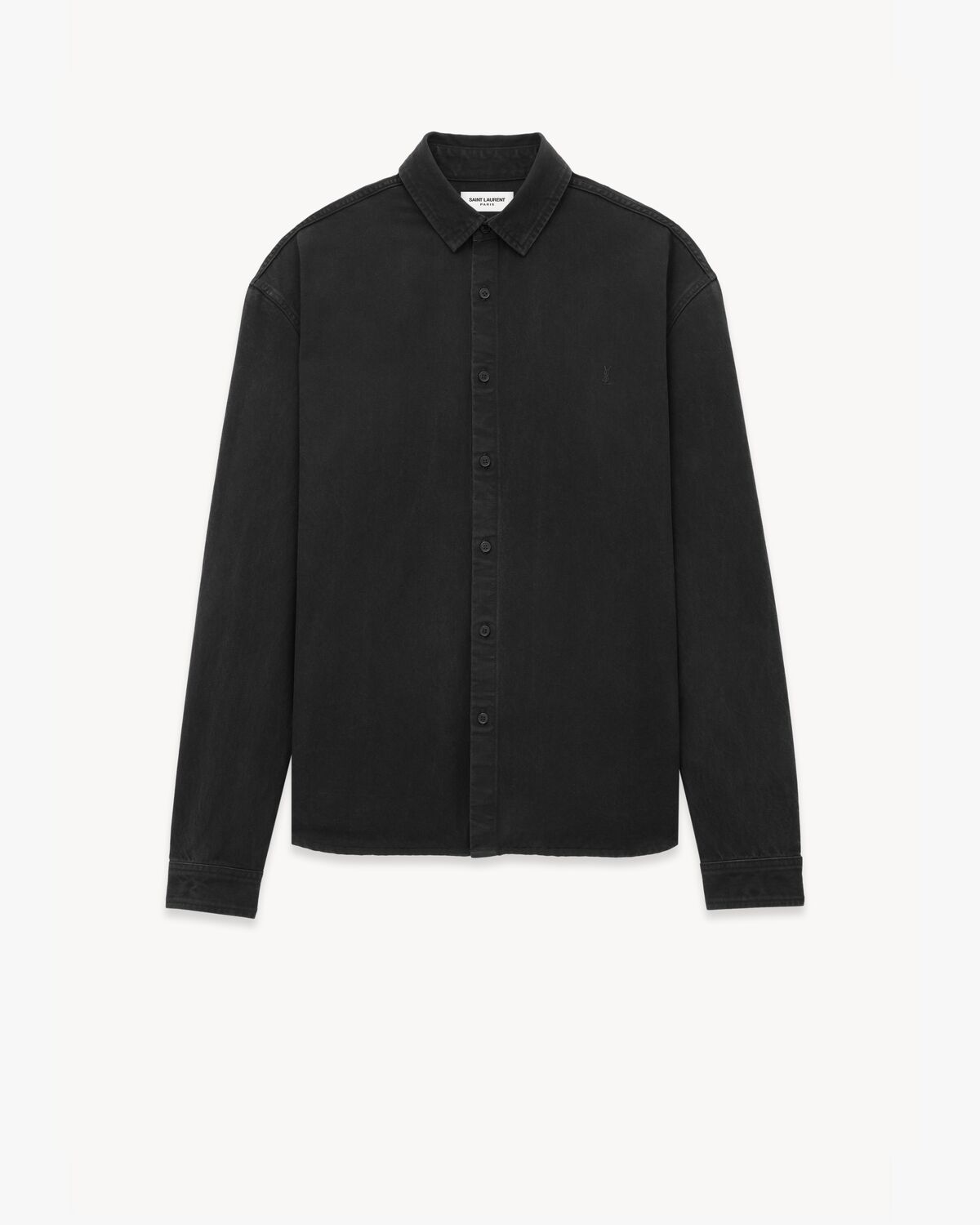 cassandre shirt in raven black denim