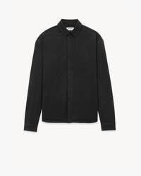 Cassandre Shirt in Raven Black Denim