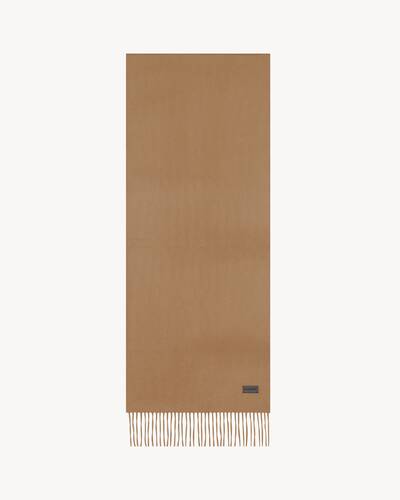 signature scarf in cashmere jacquard