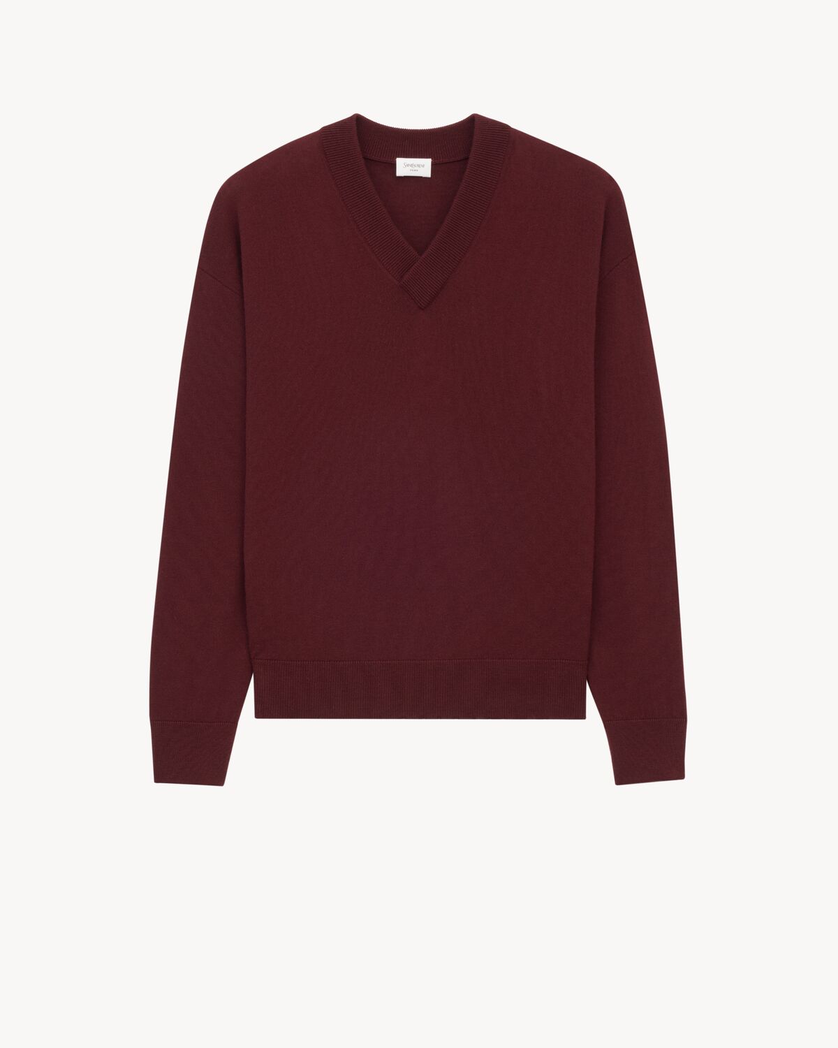 v-neck sweater in wool