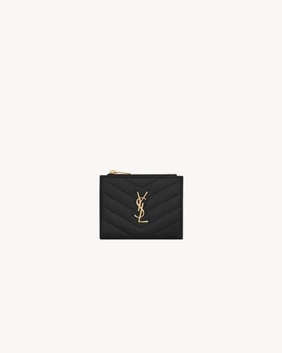 24AW new/Saint Laurent カサンドレレザーウォレット Wallet Thumbnail-575879BOW011000_A.